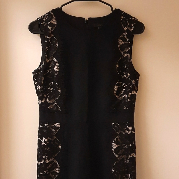 J. Crew Lace Panel Sheath Dress - Picture 7 of 12